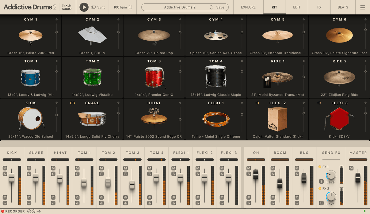 XLN Audio Addictive Drums 2: Custom XXL Collection