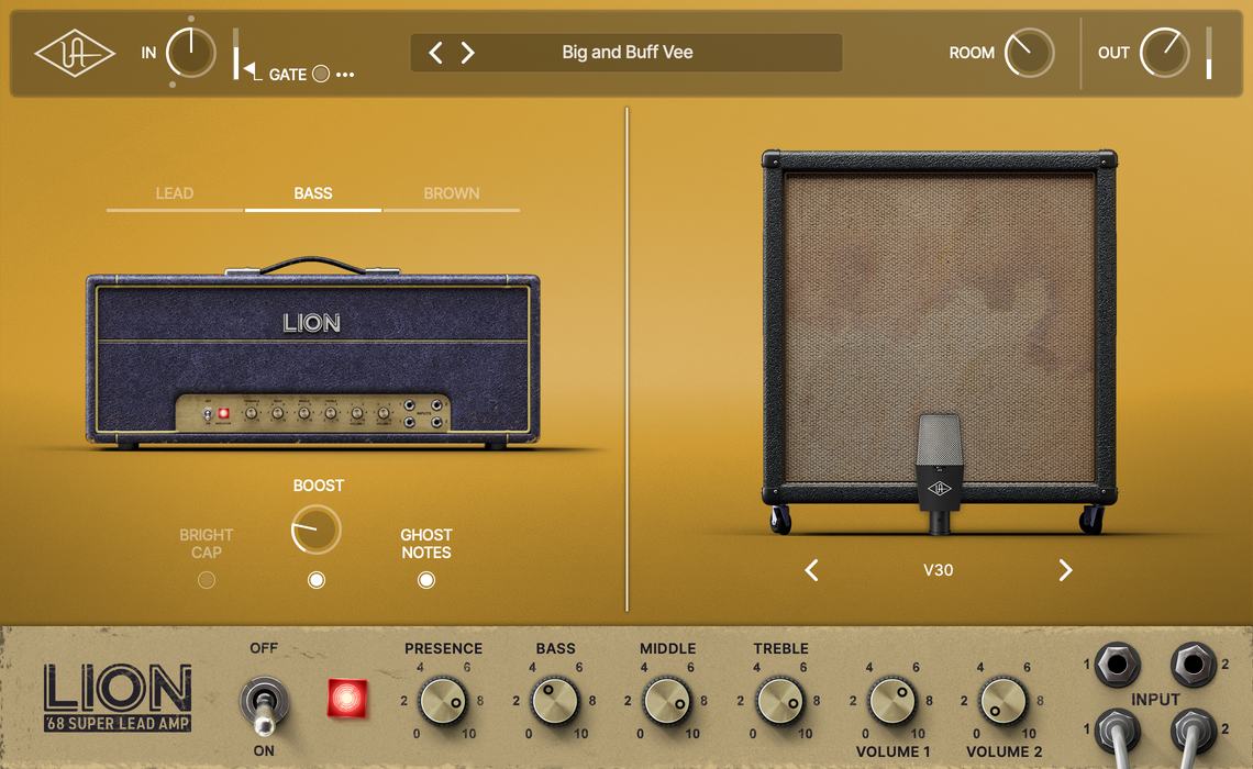 Universal Audio UAD Lion '68 Super Lead Amp