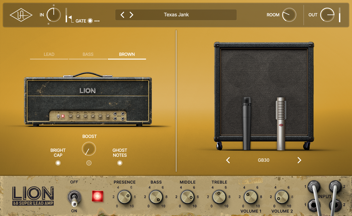 Universal Audio UAD Lion '68 Super Lead Amp