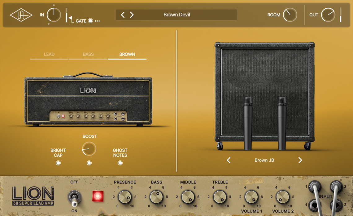 Universal Audio UAD Lion '68 Super Lead Amp