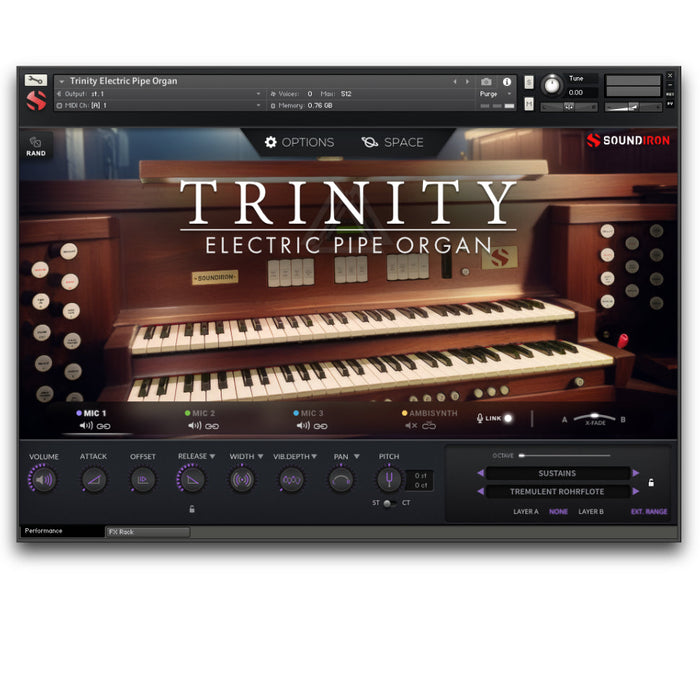 Soundiron Trinity Electric Pipe Organ