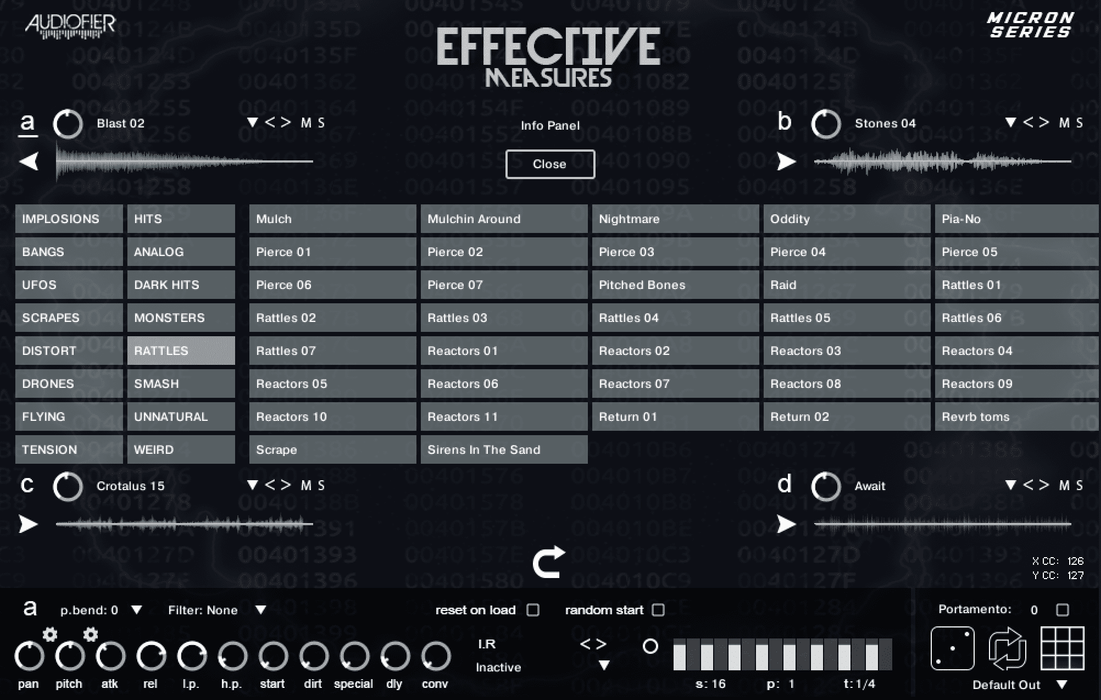 Audiofier Micron EFFECTIVE MEASURES