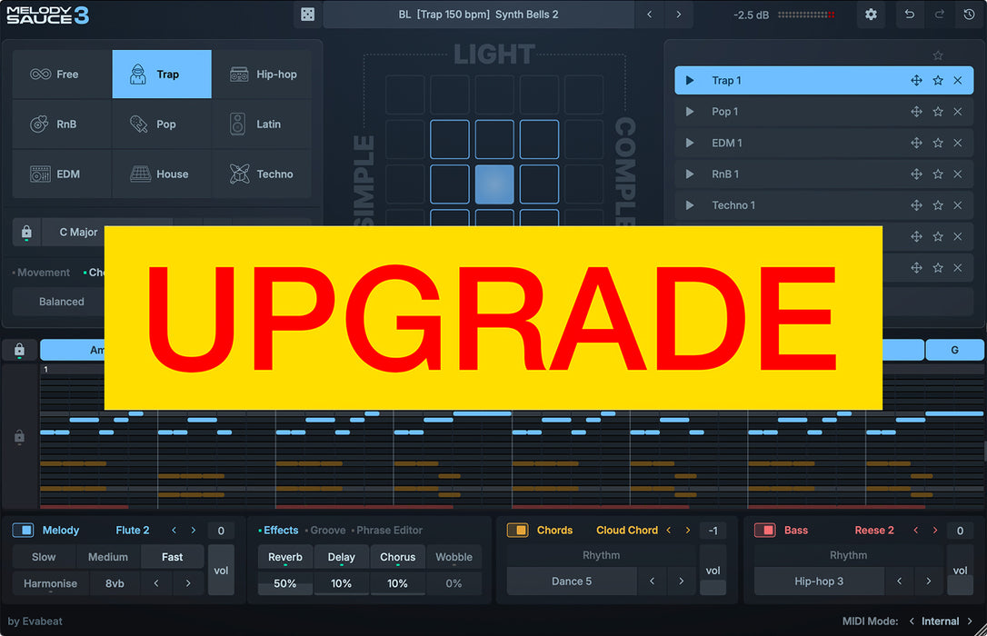 EVAbeat Melody Sauce 3 UPGRADE