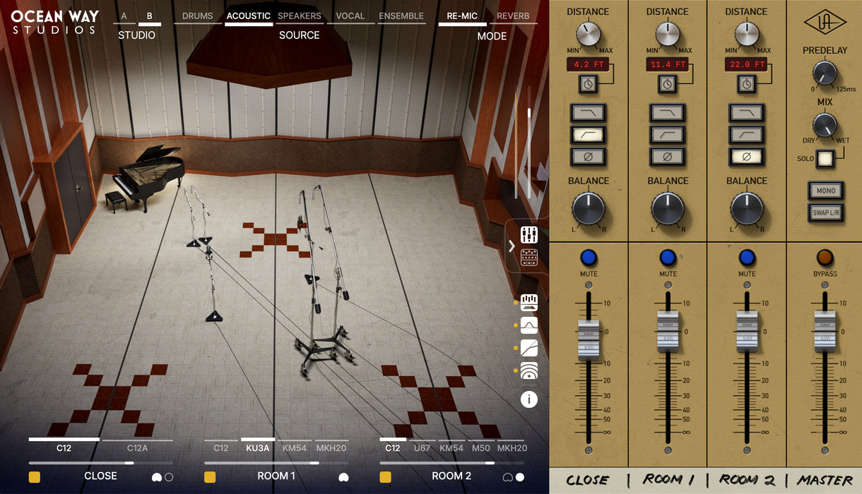 Universal Audio UAD Ocean Way Studios Deluxe