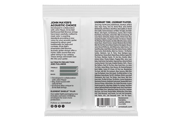 Ernie Ball 2344 Earthwood Bell Bronze Acoustic Medium 13-56