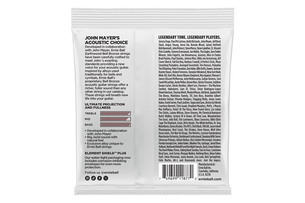 Ernie Ball 2346 Earthwood Bell Bronze Acoustic Medium Light 12-54