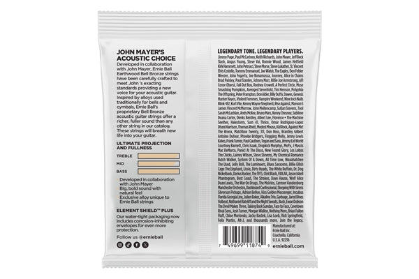 Ernie Ball 2350 Earthwood Bell Bronze Acoustic Extra Light 10-50