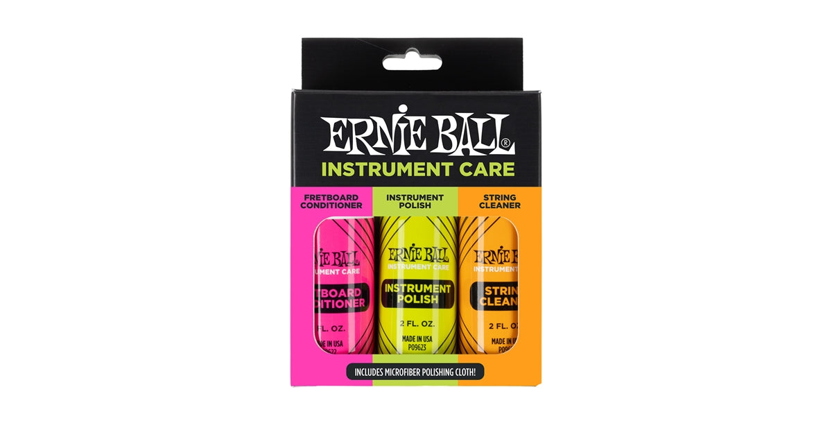 Ernie Ball 4225 Instrument Care 3-pack