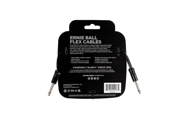 Ernie Ball 6434 Flex Cable Black 3m