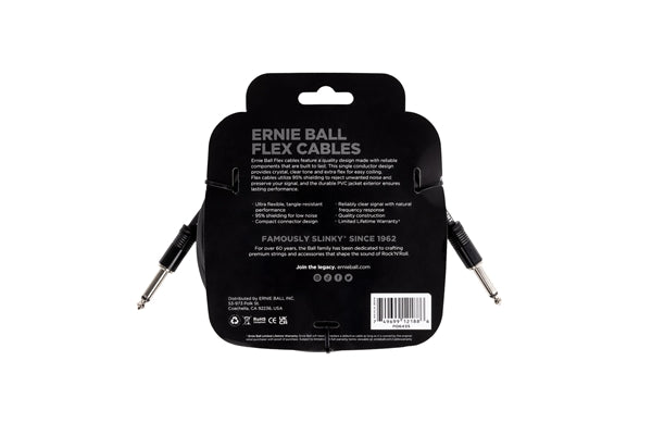 Ernie Ball 6435 Flex Cable Black 6m