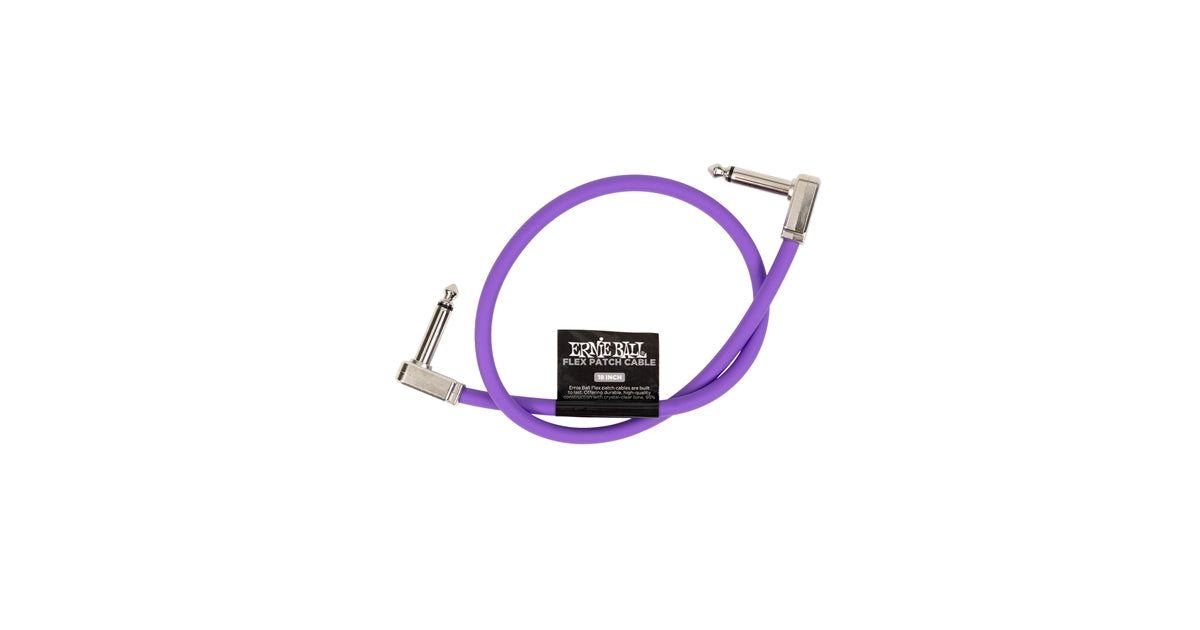 Ernie Ball 6449 Flex Patch Cable Purple 46cm