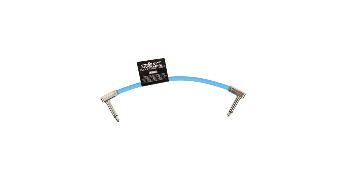 Ernie Ball 6455 Flex Patch Cable Blue 15cm