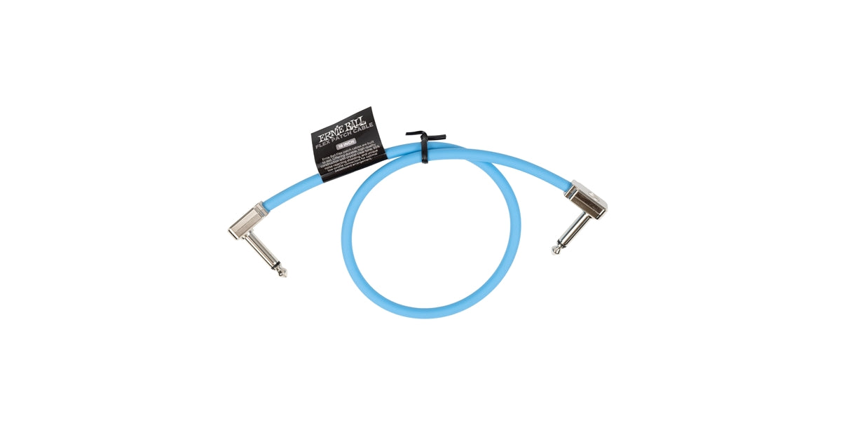 Ernie Ball 6457 Flex Patch Cable Blue 46cm