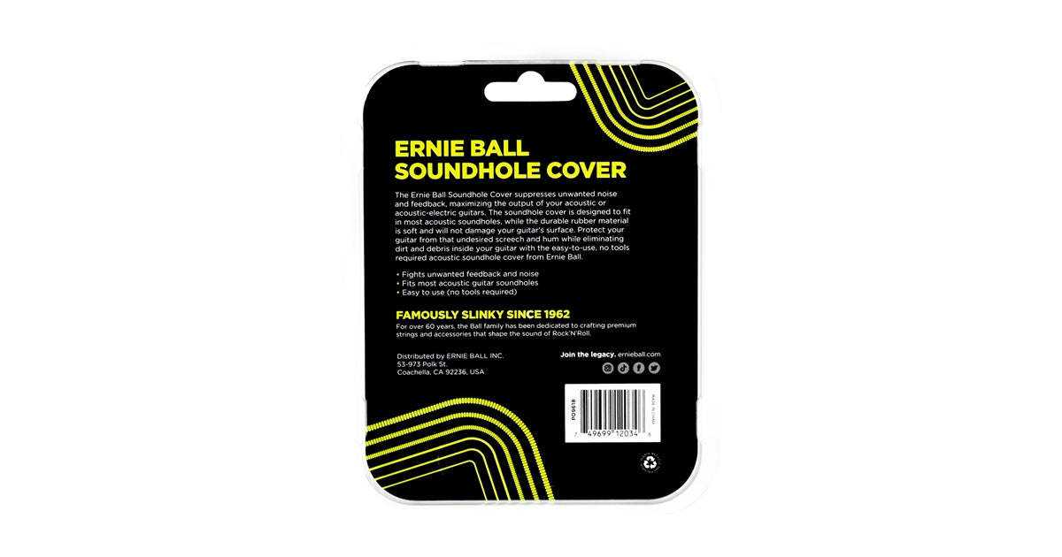 Ernie Ball 9618 Acoustic Soundhole Cover