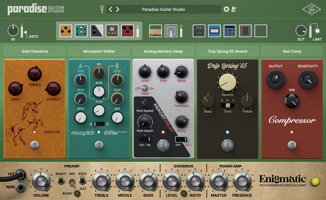 Universal Audio UAD Paradise Guitar Studio