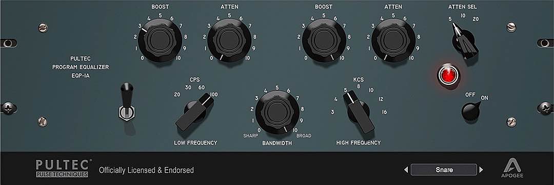 Apogee FX Rack Apogee Pultec EQP-1A