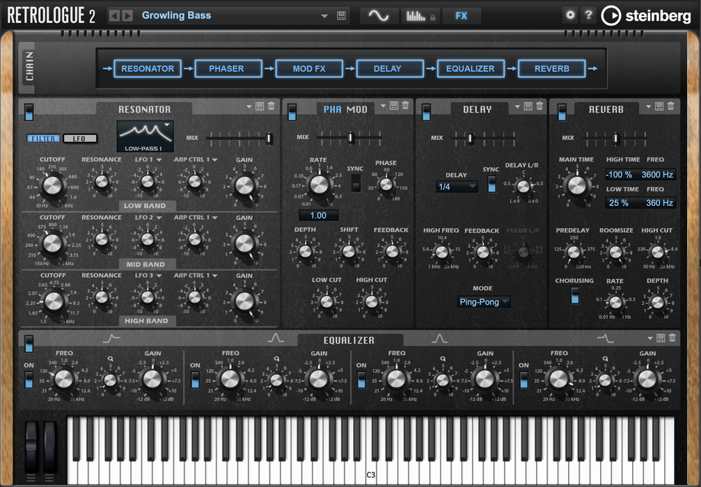 Steinberg VST Instruments Retrologue 2