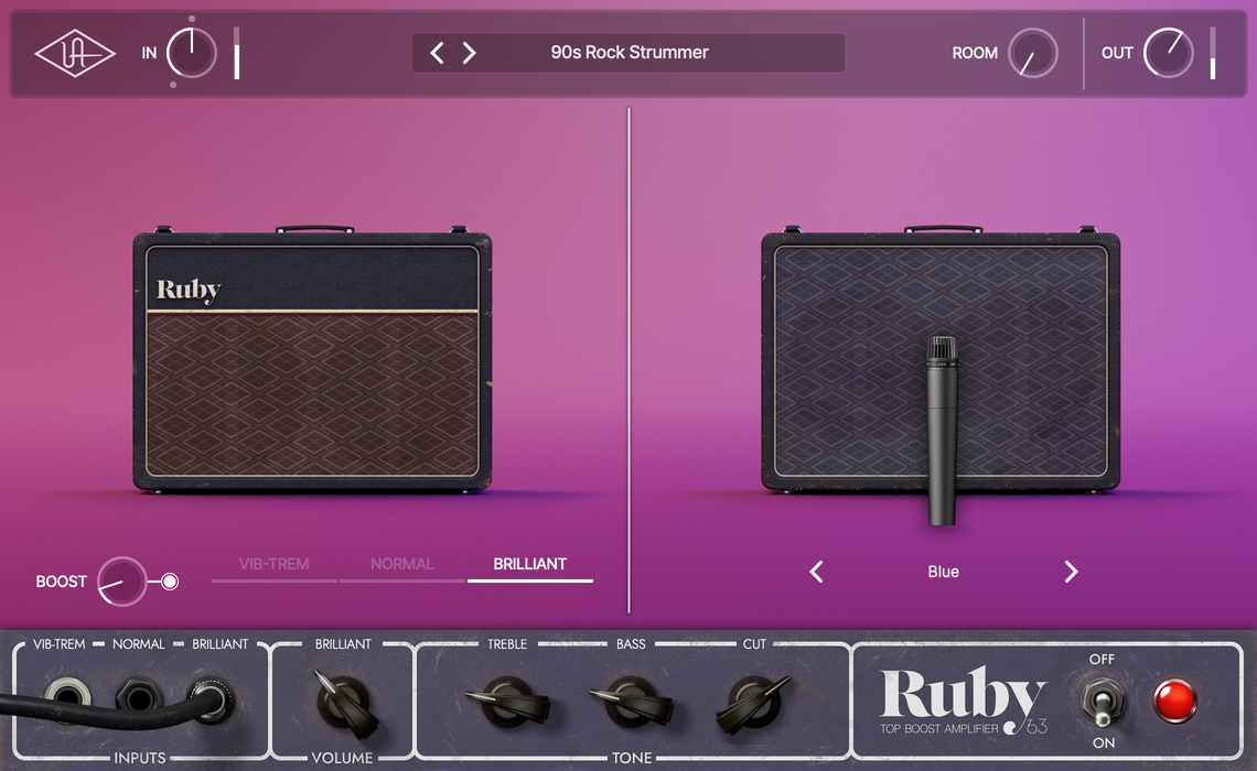 Universal Audio UAD Ruby '63 Top Boost Amp