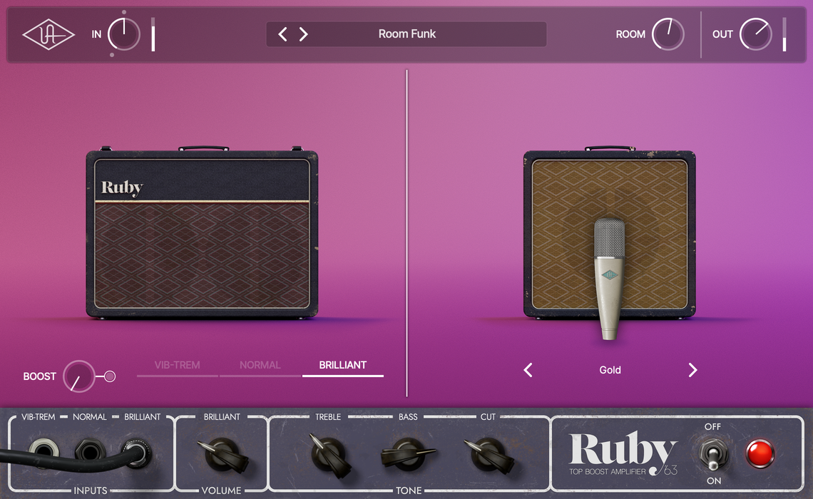 Universal Audio UAD Ruby '63 Top Boost Amp