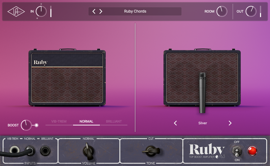 Universal Audio UAD Ruby '63 Top Boost Amp