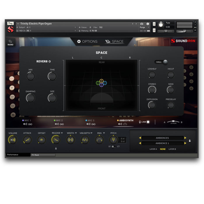 Soundiron Trinity Electric Pipe Organ