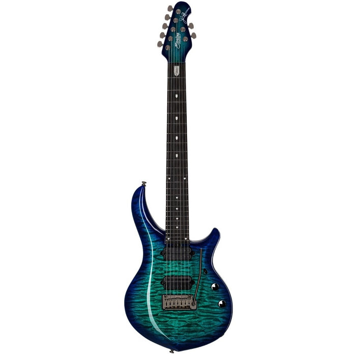 Sterling by Music Man Majesty DiMarzio 7 Corde Cerulean Paradise