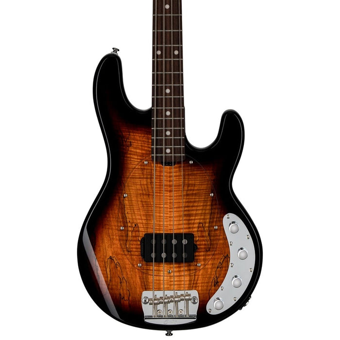 Sterling by Music Man RAY34 Spalted Maple 3 Tone Sunburst