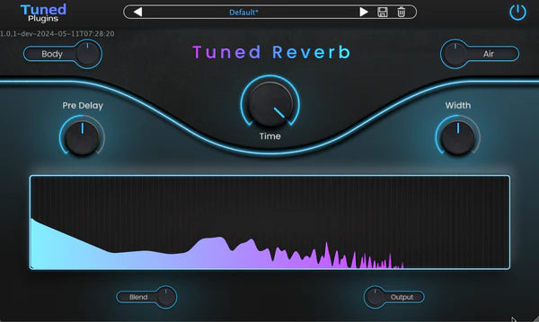 Safari Audio Tuned Plugins Tuned Reverb