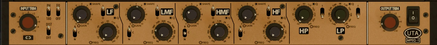 Undertone Audio MPEQ-1 Super Parametric Saturation EQ