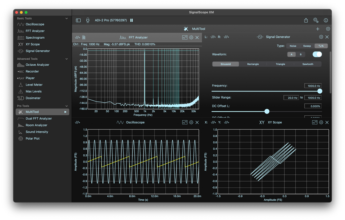 Faber Acoustical Pro Tool Set License for SignalScope XM v12