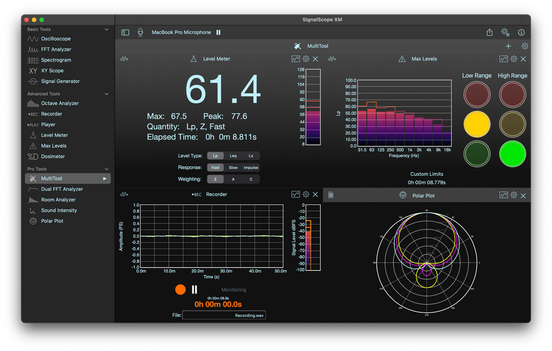 Faber Acoustical Pro Tool Set License for SignalScope XM v12