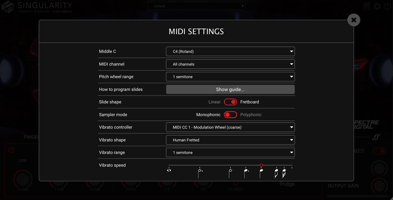 Spectre Digital Singularity Virtual Bass