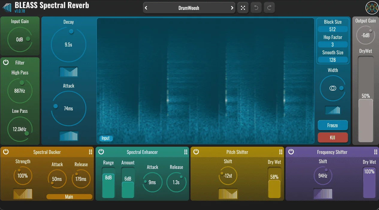 BLEASS Spectral Reverb