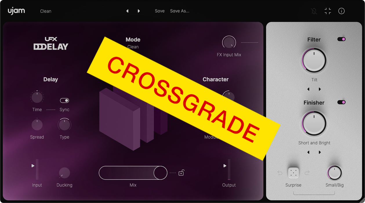 UJAM Crossgrade to UFX DELAY
