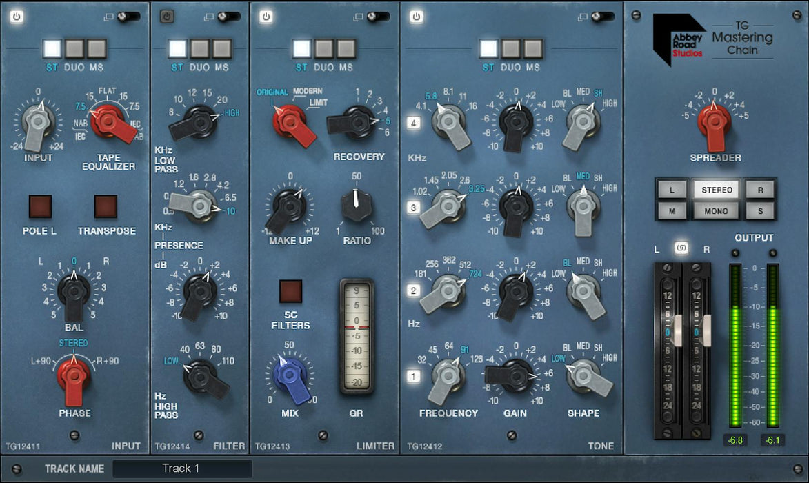 Waves Abbey Road TG Mastering Chain