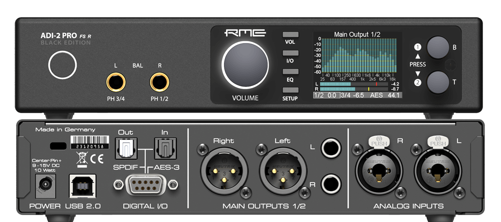 RME PRO LINE ADI-2 Pro FS R Black Edition