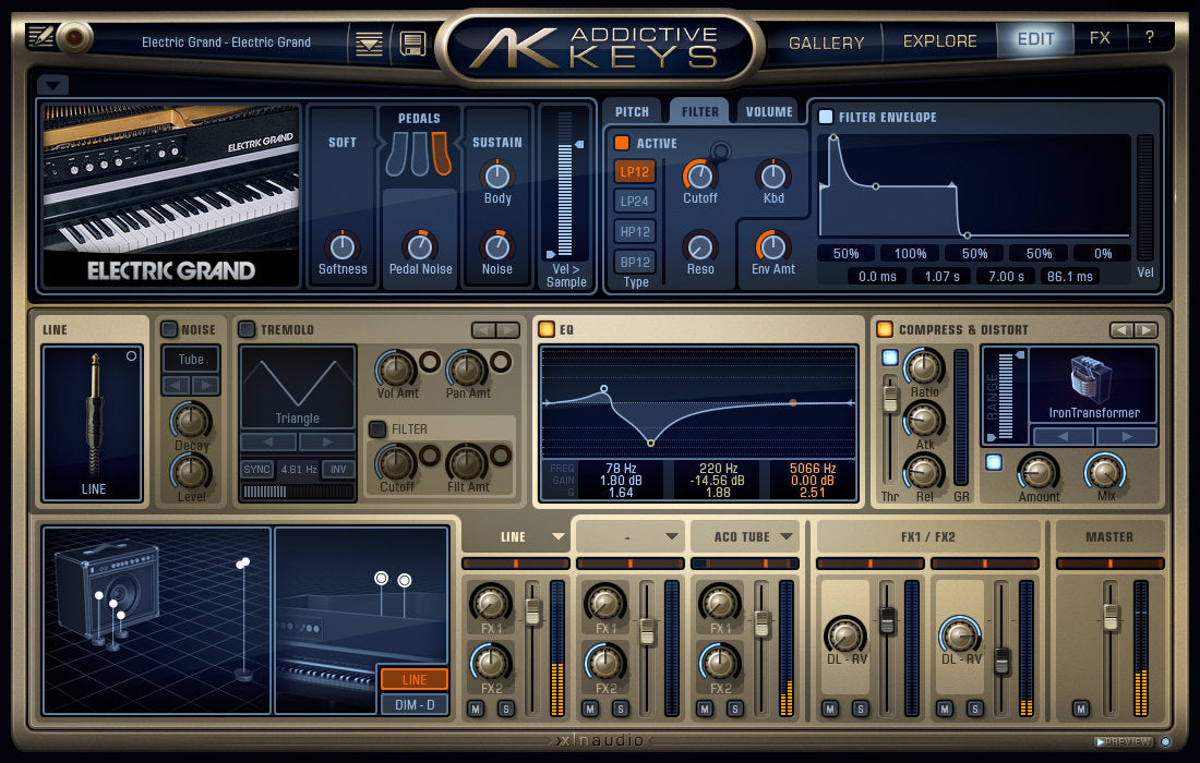 XLN Audio AK: Electric Grand