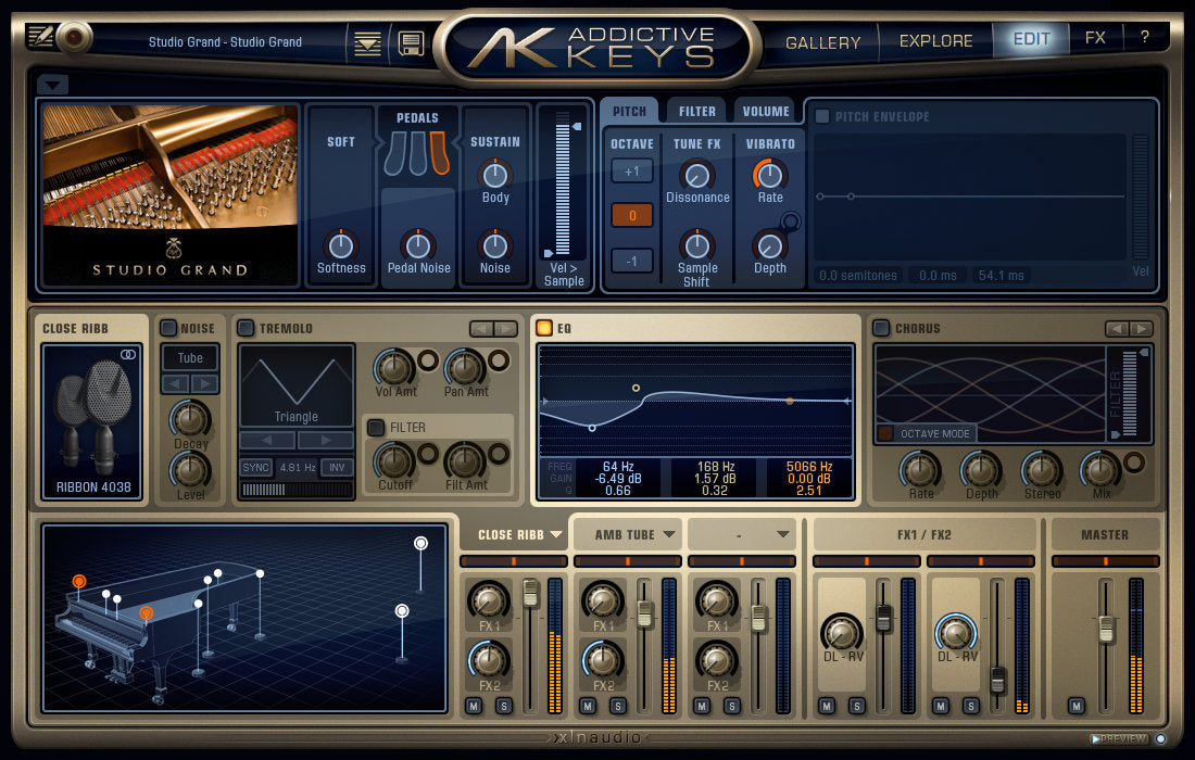 XLN Audio AK: Studio Grand