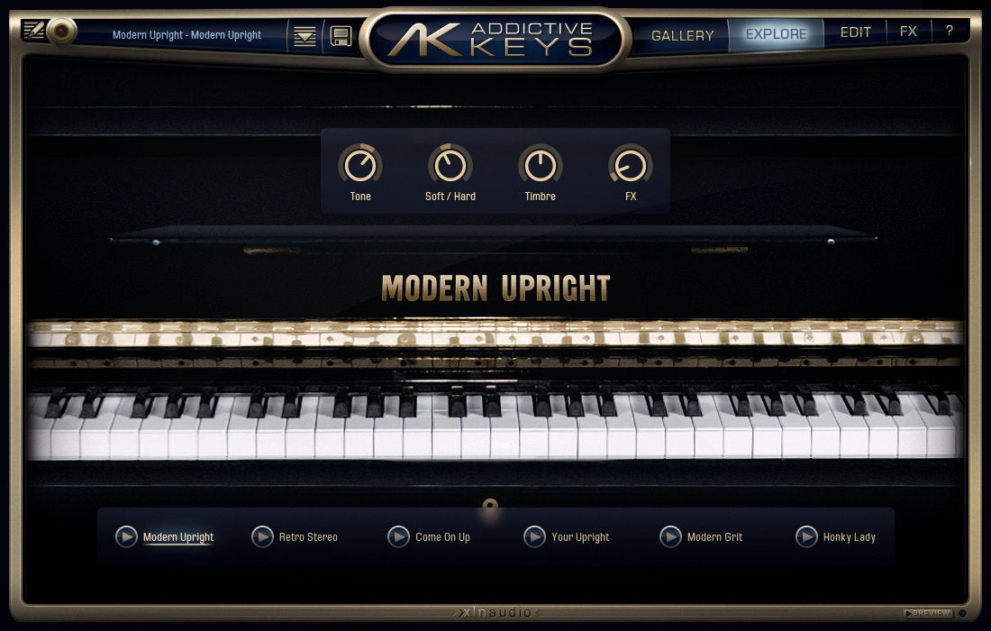 XLN Audio AK: Modern Upright