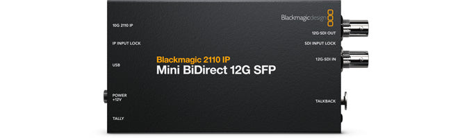 Blackmagic Design 2110 IP Mini BiDirect 12G SFP