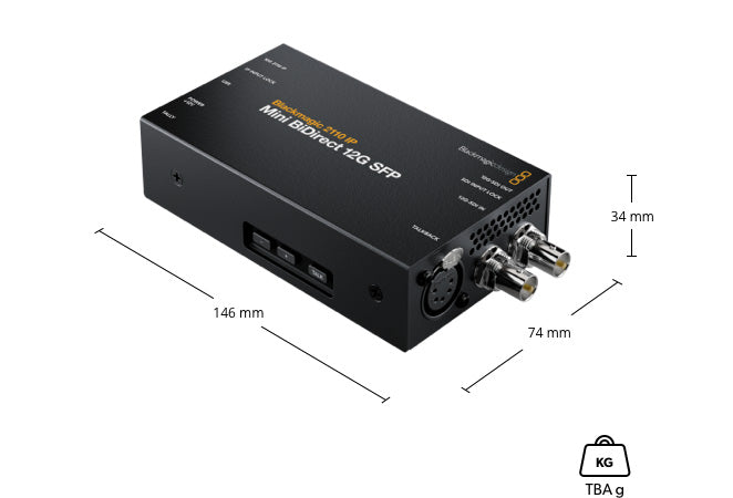 Blackmagic Design 2110 IP Mini BiDirect 12G SFP