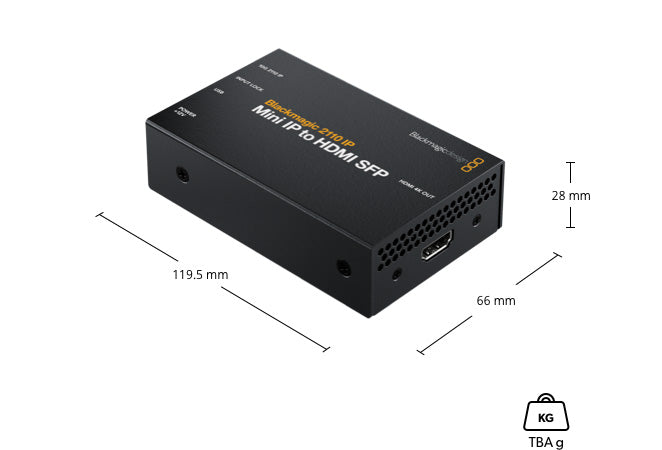 Blackmagic Design 2110 IP Mini IP to HDMI SFP