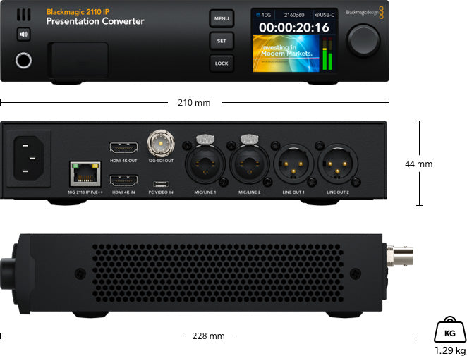 Blackmagic Design 2110 IP Presentation Converter