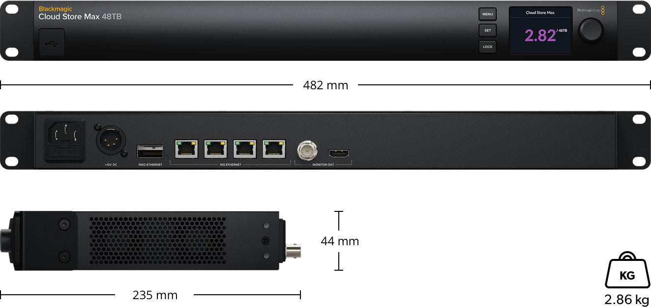 Blackmagic Cloud Store Max 48TB