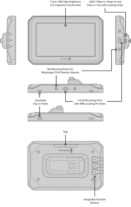 Blackmagic Design PYXIS Monitor