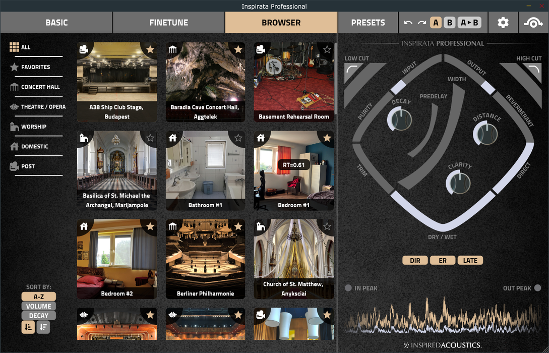 Inspired Acoustics Inspirata Pro > Immersive UPG