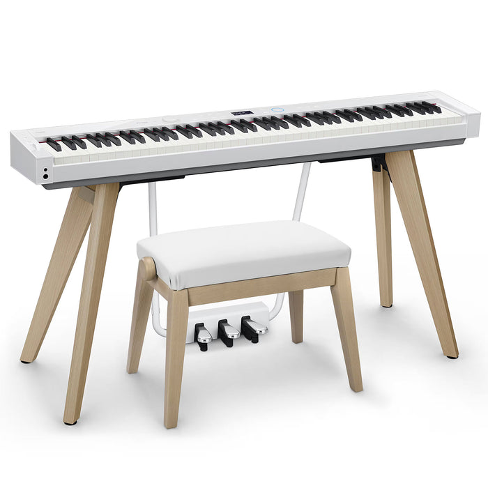 Casio PX-S7000 BUNDLE compresa panca HIDRAU (bianco o nero)