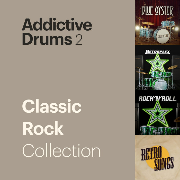 XLN Audio Addictive Drums 2: Classic Rock Collection