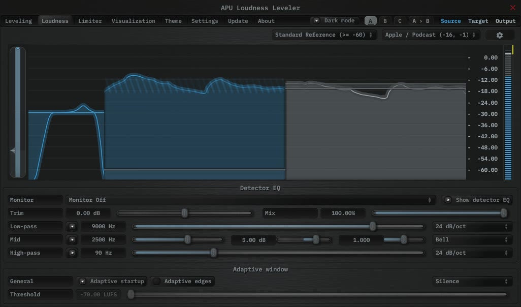Apu Software APU Loudness Leveler