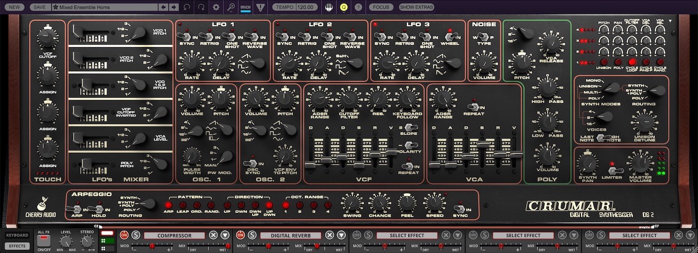 Cherry Audio CA Crumar DS-2 Synthesizer